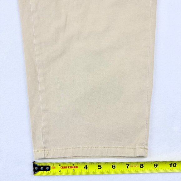 Terra & Sky Womens Stretch High Rise Beige Wash Utility Cargo Pants Size 16W NWT - Picture 9 of 10
